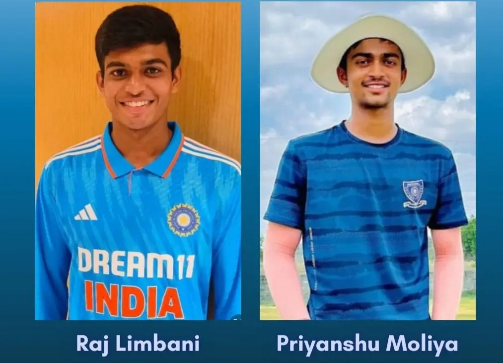 Priyanshu & Raj make their way to India U-19